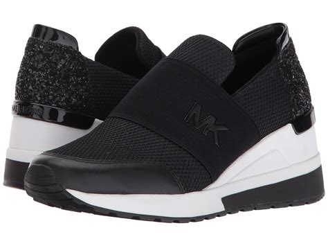 michael michael kors felix trainer sneakers black